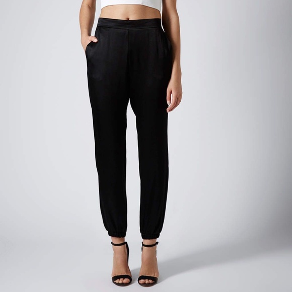 Topshop Pants - Topshop Satin Joggers